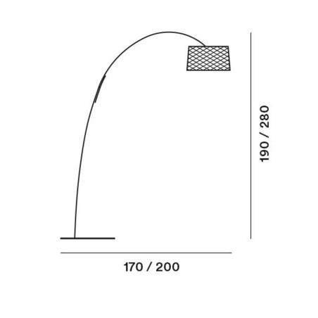Foscarini Twiggy Grid Lampada da Terra per Esterno