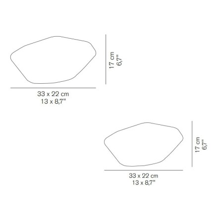 Oluce Stone of Glass