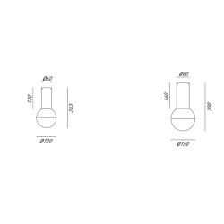 Il Fanale Molecola Lampada da Soffitto