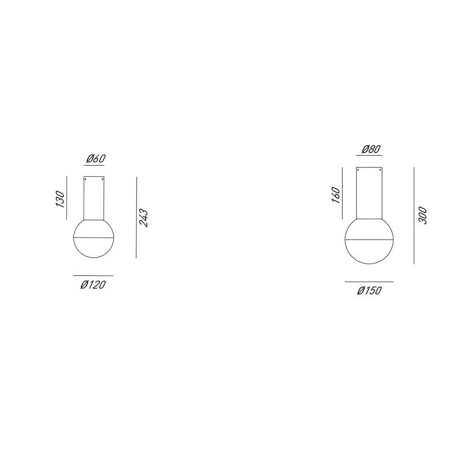 Il Fanale Molecola Lampada da Soffitto