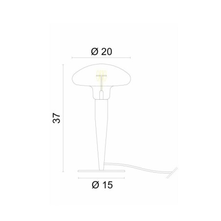 Egoluce Unidea Lampada da Tavolo