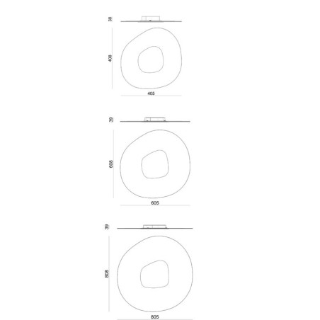Linea Light Antigua Lampada da Soffitto