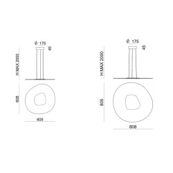Linea Light Antigua Lampada a Sospensione