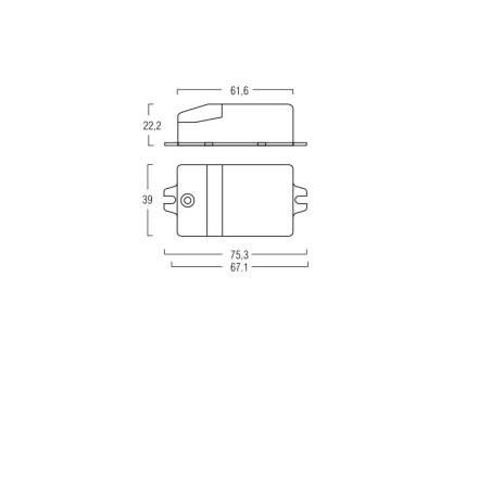 Alimentatore 500mA 12W IP20