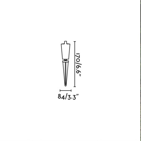 Faro Toni Lampada da Parete per Esterno