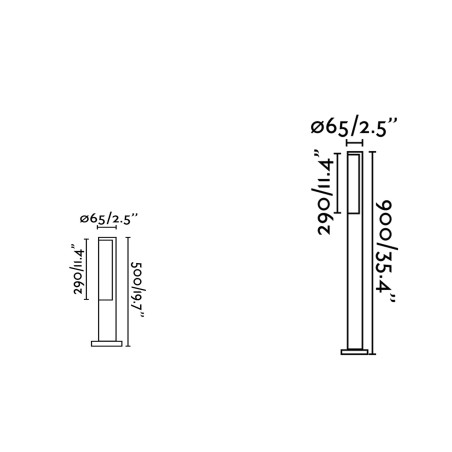 Faro Beret Paletto per Esterno