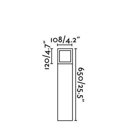 Faro Onze Paletto per Esterno