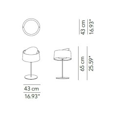 Modoluce Disk Tavolo Cotone