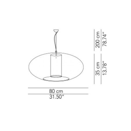 Modoluce Ellisse Grande Plissè