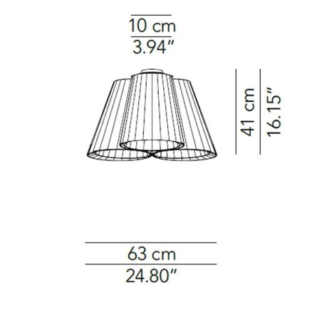 Modoluce Florinda 3 Soffitto Plissé