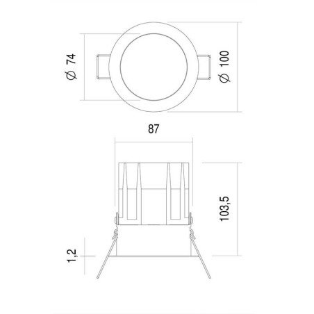 Gea Frame M Incasso con cornice