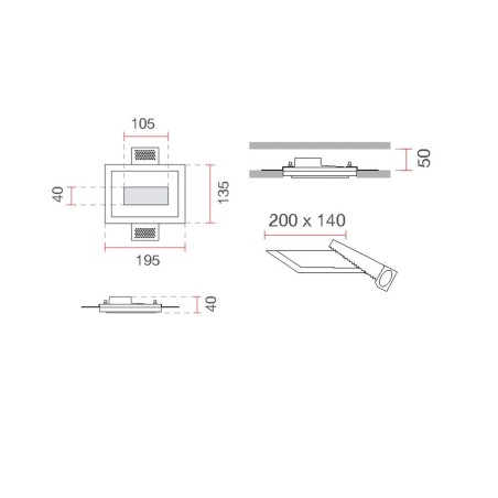Belfiore Faretto segnapasso 4155B