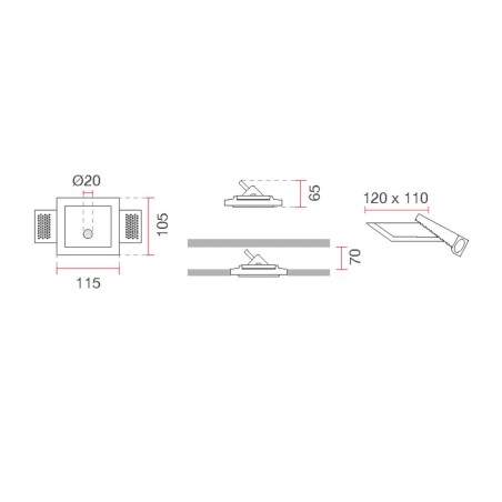 Belfiore Faretto segnapasso 4201