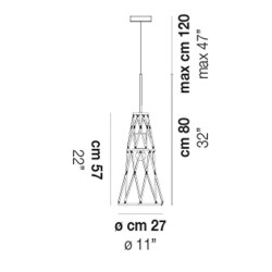 Vistosi Starnet Sp 4 Lampada a Sospensione