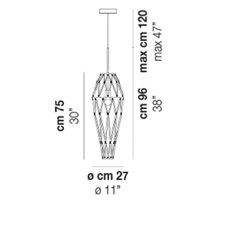 Vistosi Starnet Sp 5 Lampada a Sospensione