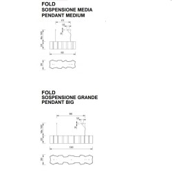 Pallucco Fold Lampada a Sospensione