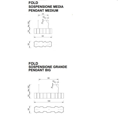Pallucco Fold Lampada a Sospensione