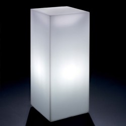 HOME FITTING POUFF CUBO ALTO CON LUCE