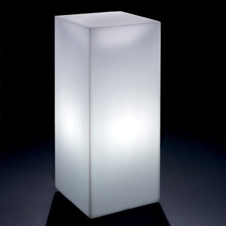 HOME FITTING POUFF CUBO ALTO CON LUCE