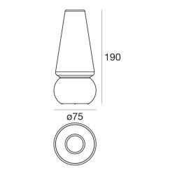 Linea Light Marge Lampada da Terra per Esterno