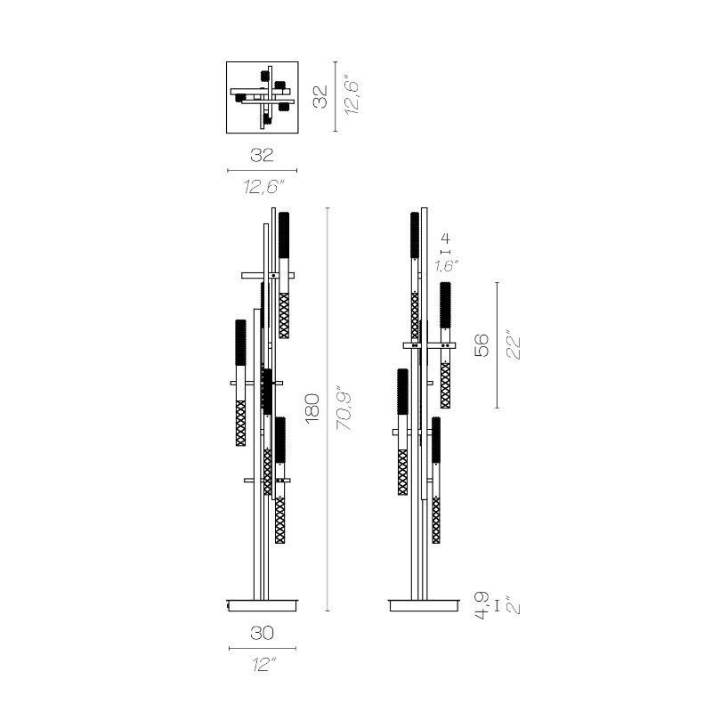 Lampada da Terra Mikado Contardi Prezzo