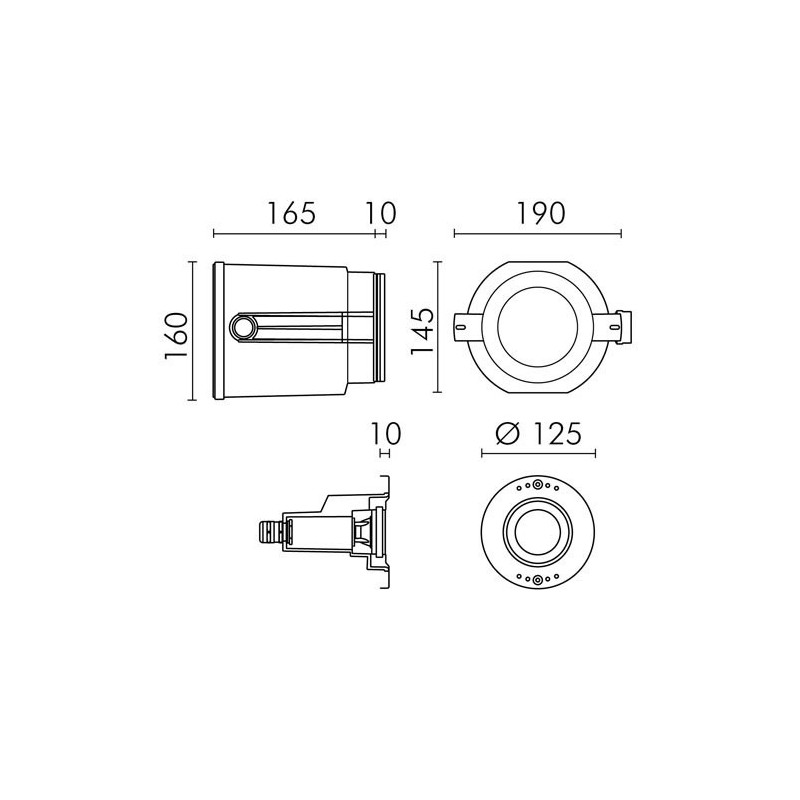Lampada ad immersione Simes Micropool