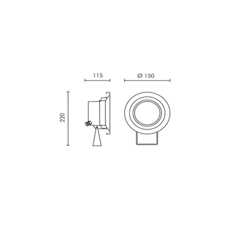 Simes MiniPool Spot Proiettore ad immersione