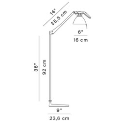 Luceplan Fortebraccio Lampada da Terra