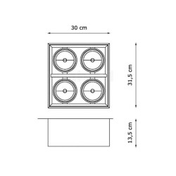 Flos Compass Box Square Lampada da Soffitto Prezzo