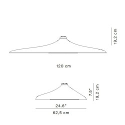 Luceplan Soleil Noir Lampada da Soffitto