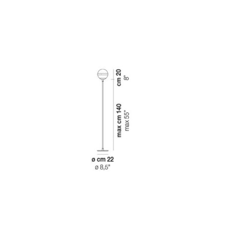 Vistosi Peggy Lampada da Terra