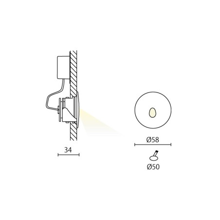 Aqlus Velo Tondo Segnapasso ad Incasso 