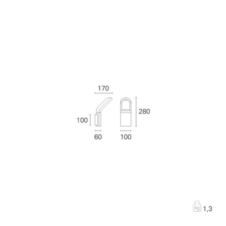 Pan Perth Lampada da Parete per Esterno Prezzo