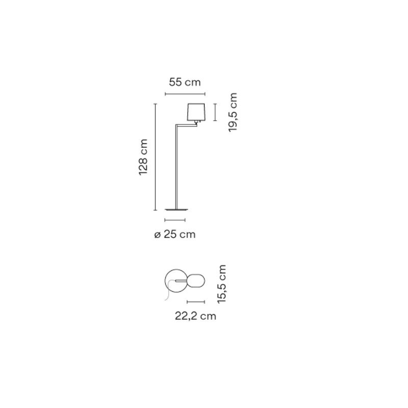 Lampada da Terra Swing Vibia Prezzo