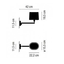 Vibia Swing Lampada da Parete
