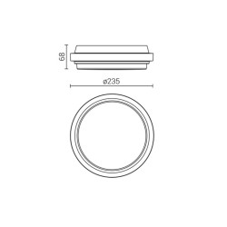 Goccia Illuminazione Lunette Lampada da Parete/Soffitto per Esterno