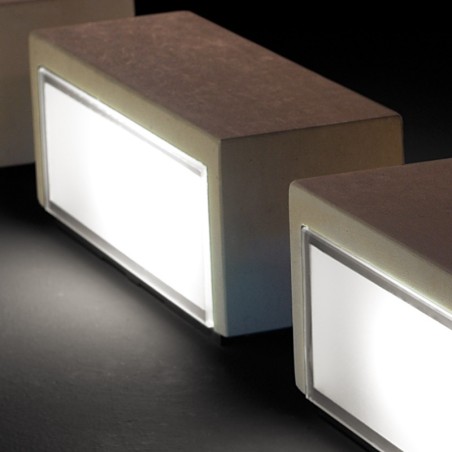 Lampada da Parete per Interno ed Esterno Block Ca\'Belli 4U Prezzo