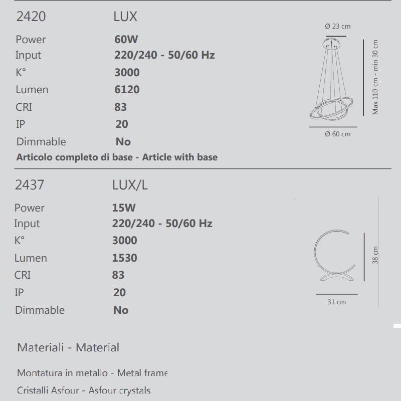 Lampada da Tavolo Lux Sikrea Prezzo