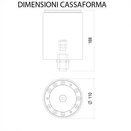 LLD Light Dagger M Faretto da Incasso per Esterno 