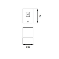 Ares Leo 80 Faretto per Esterno Offerta