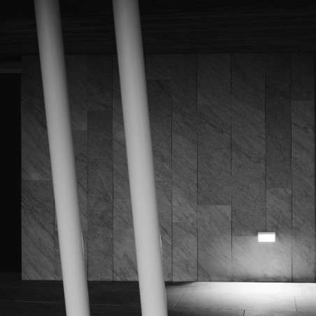 Flos My Way Faretto da Incasso a Parete o Soffitto per Esterno Grigio