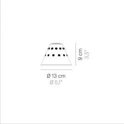 Ailati Swap Lampada da Tavolo Ricaricabile Nero Paralume Vetro Ambra