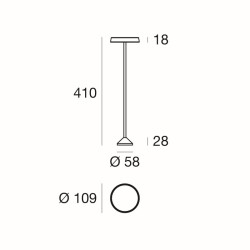 Linea Light Pistillo Paletto da Esterno