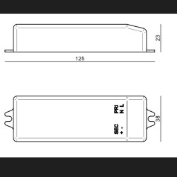Linea Light Driver Paletto da Esterno Pistillo