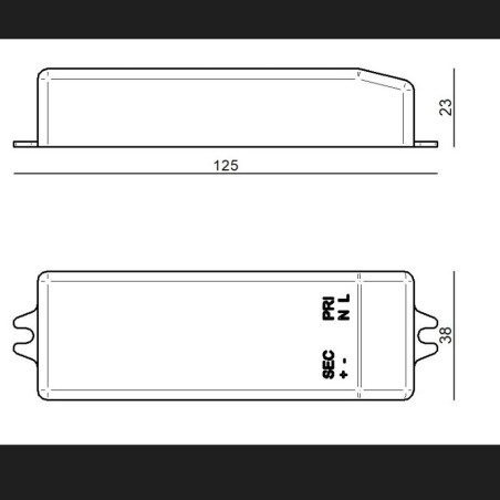 Linea Light Driver Paletto da Esterno Pistillo