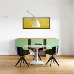 Artemide Tolomeo Lampada a Sospensione Decentrata Raso ø 42 Offerta