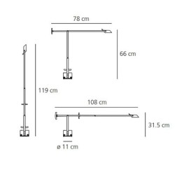 Artemide Tizio Lampada da Tavolo Offerta